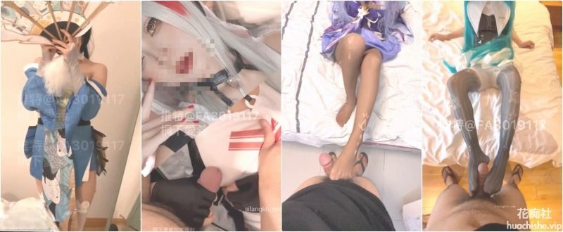 喜欢cos的小母狗嫩妹【桐下爱希】白虎蜜桃穴 纯欲丝足啪啪预览图01