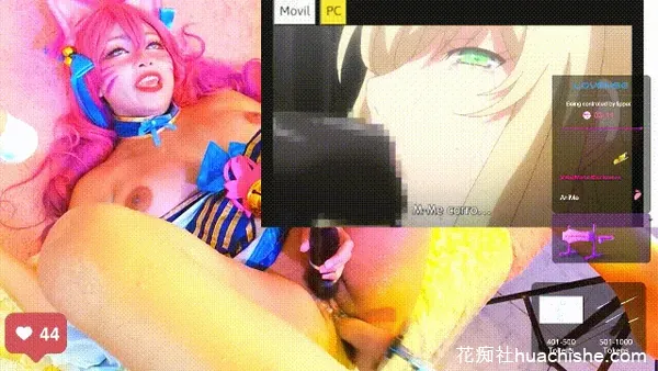seraphine23 边看里番动漫边炮击自慰预览图01